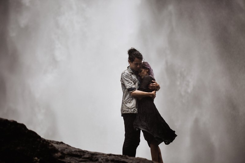 Falls Creek Falls Couples portraits in Tennessee by Tami Keehn